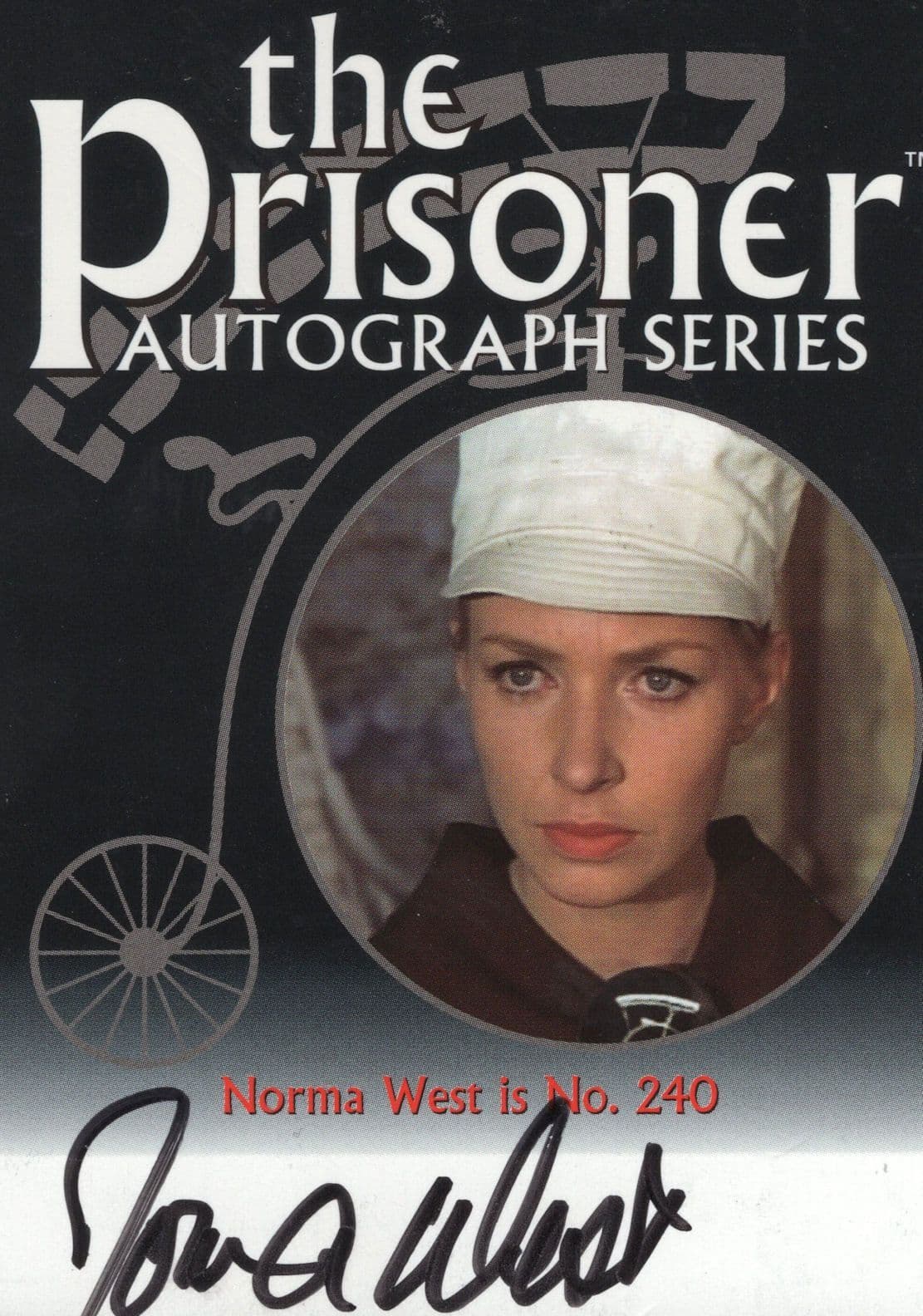 Norma West The Prisoner Hand Signed Autograph Photo Card