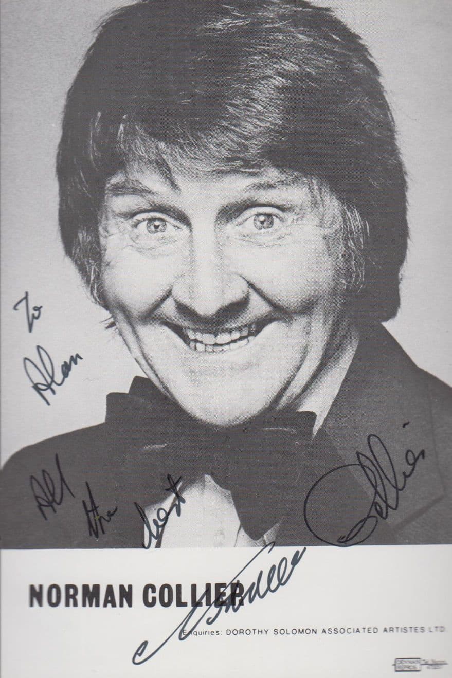 Norman Collier Hand Signed Photo