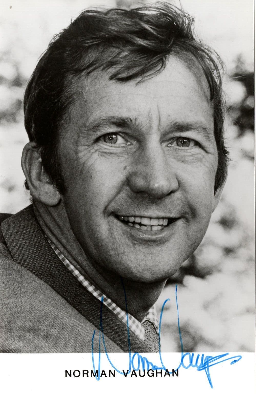 Norman Vaughan Comedian The Golden Shot Hand Signd Photo