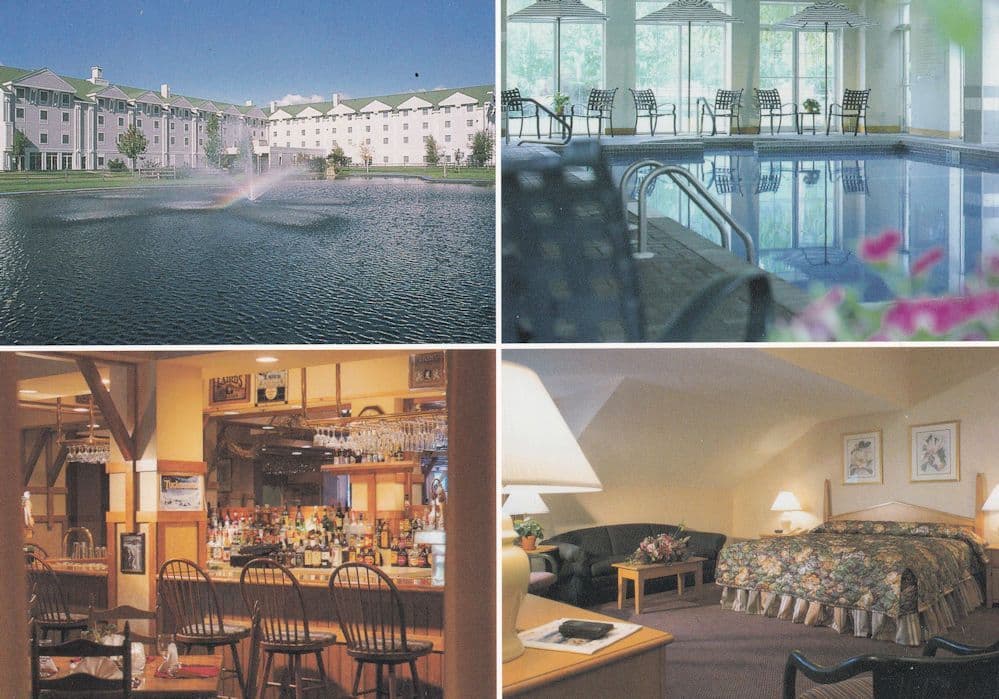 North Conway Hotel New Hampshire 1990s Advertising Postcard
