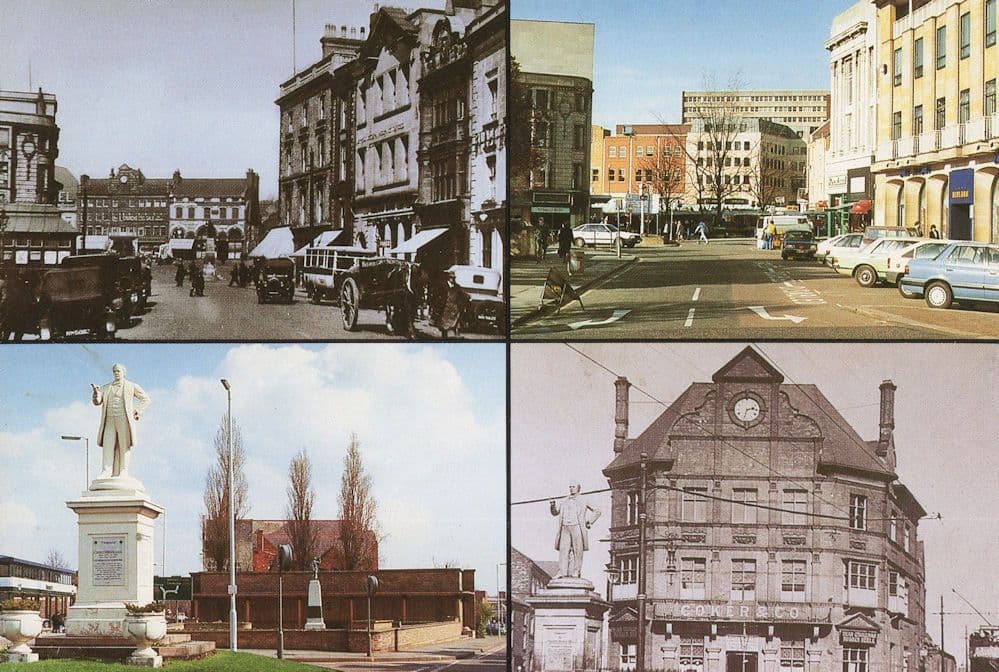 Northampton Wood Hill Abington Square Postcard