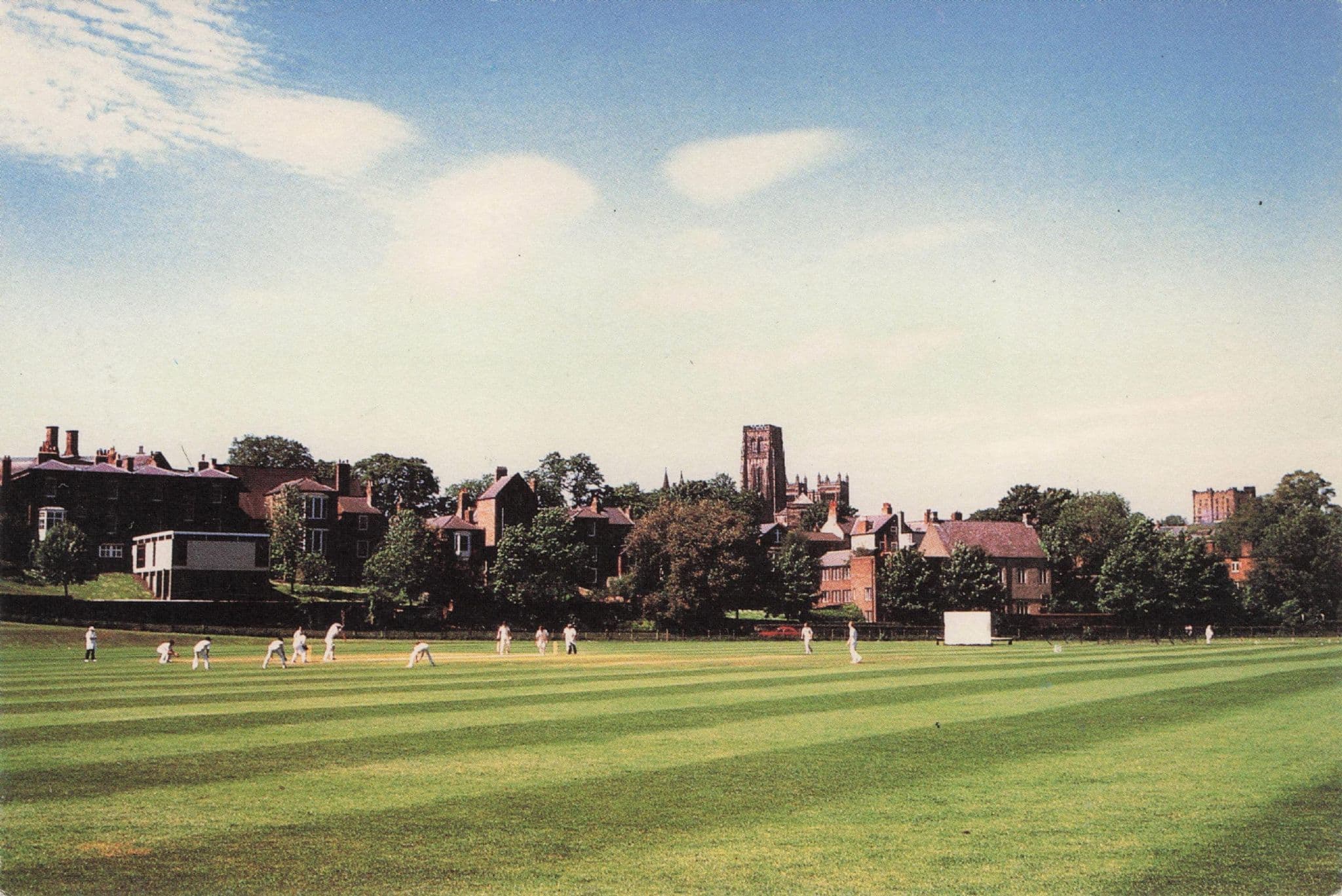 Northants vs Essex at Durham Racecourse Cricket Ground Postcard