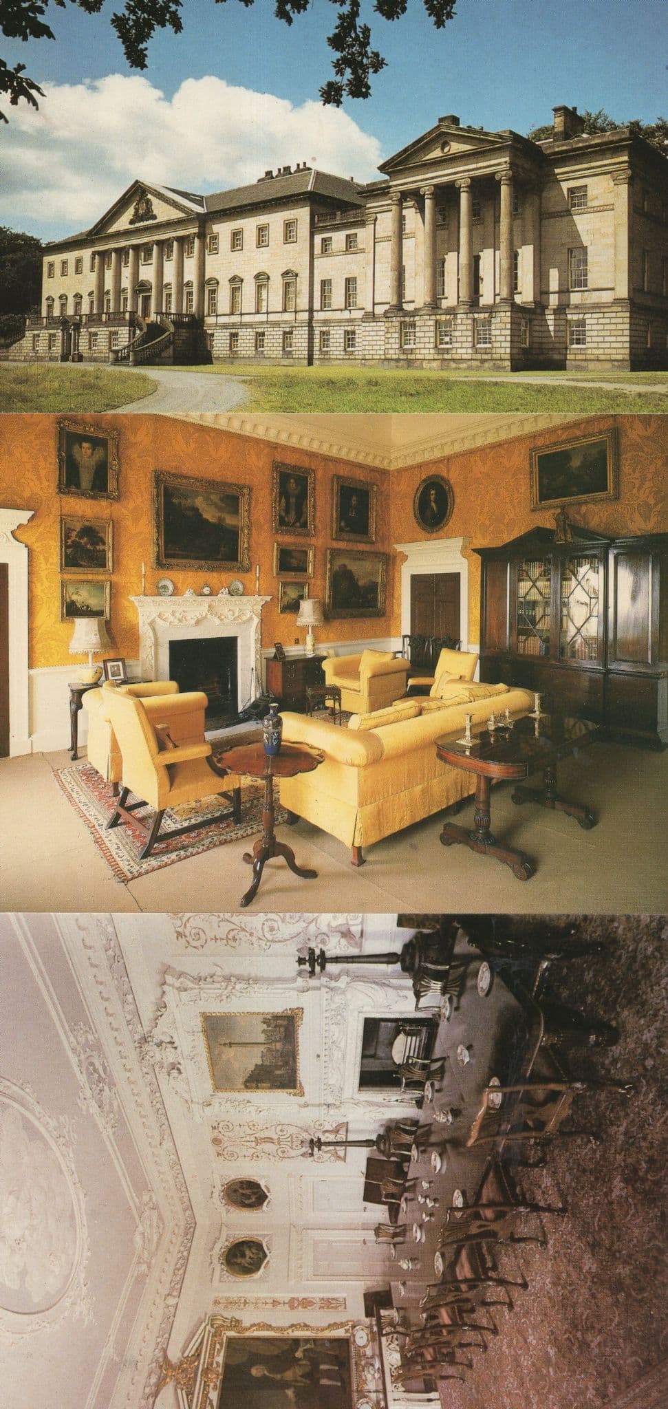 Nostell Priory Yorkshire Dining Breakfast Room 3x Postcard s