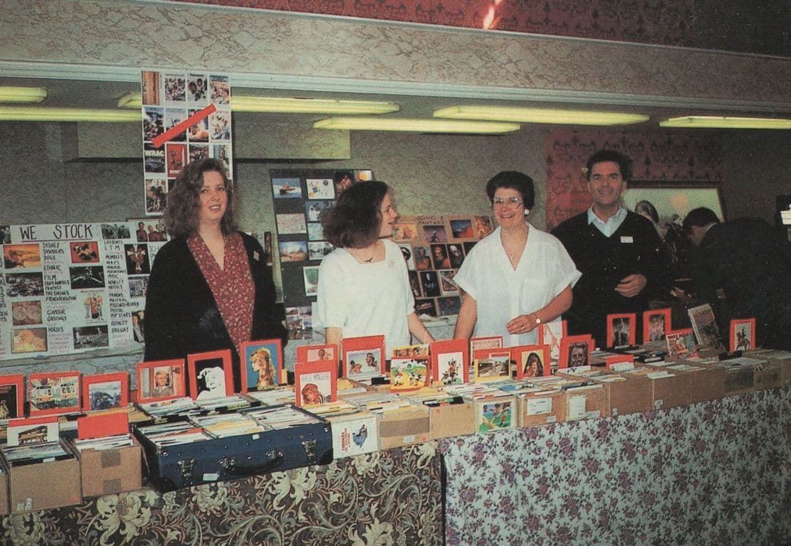 Nottingham 1990 Fair Postal Fayre Female Dealers Postcard