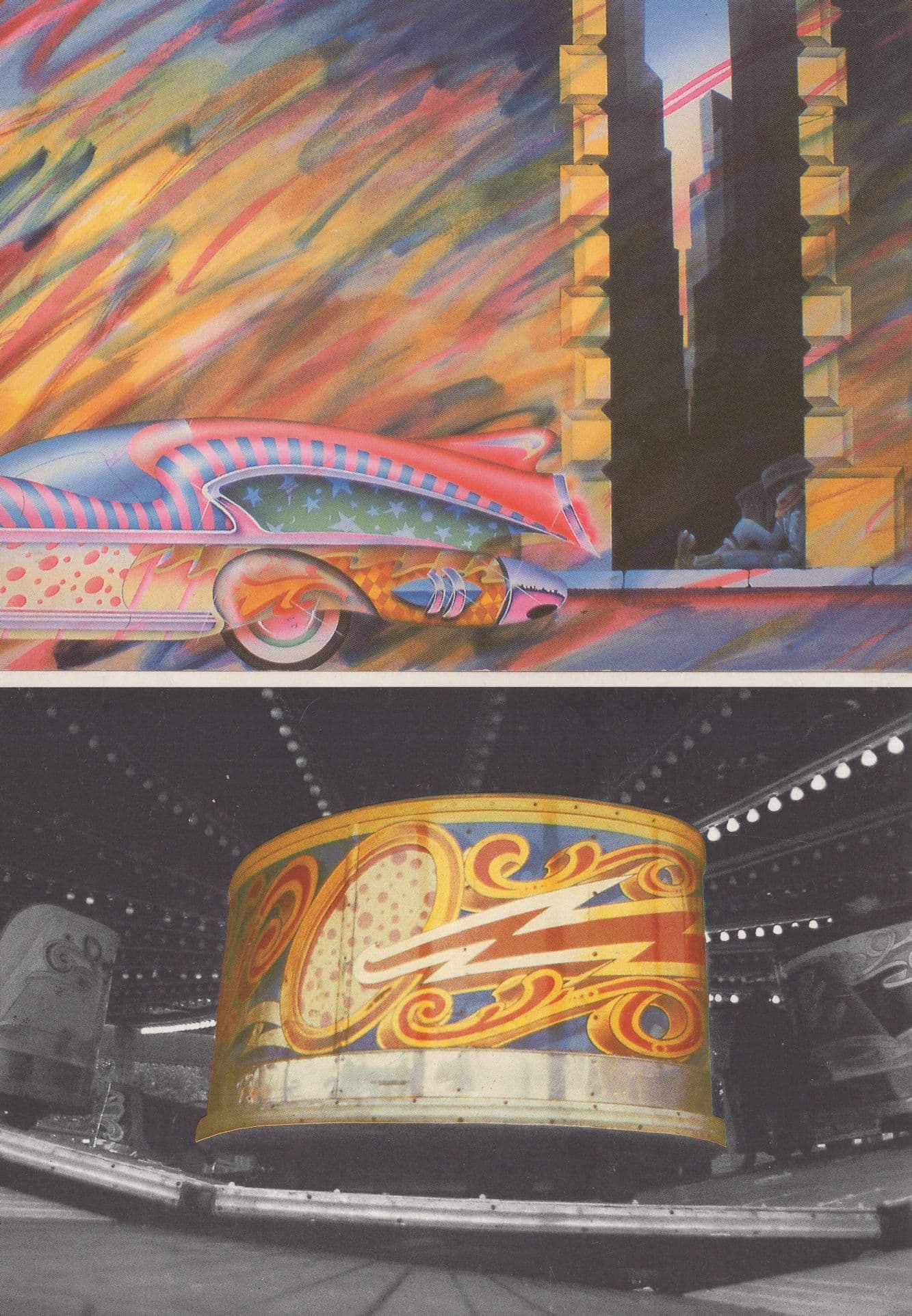 Nottingham Charles Stuart Sports Car Laughter In Paradise Painting Postcard