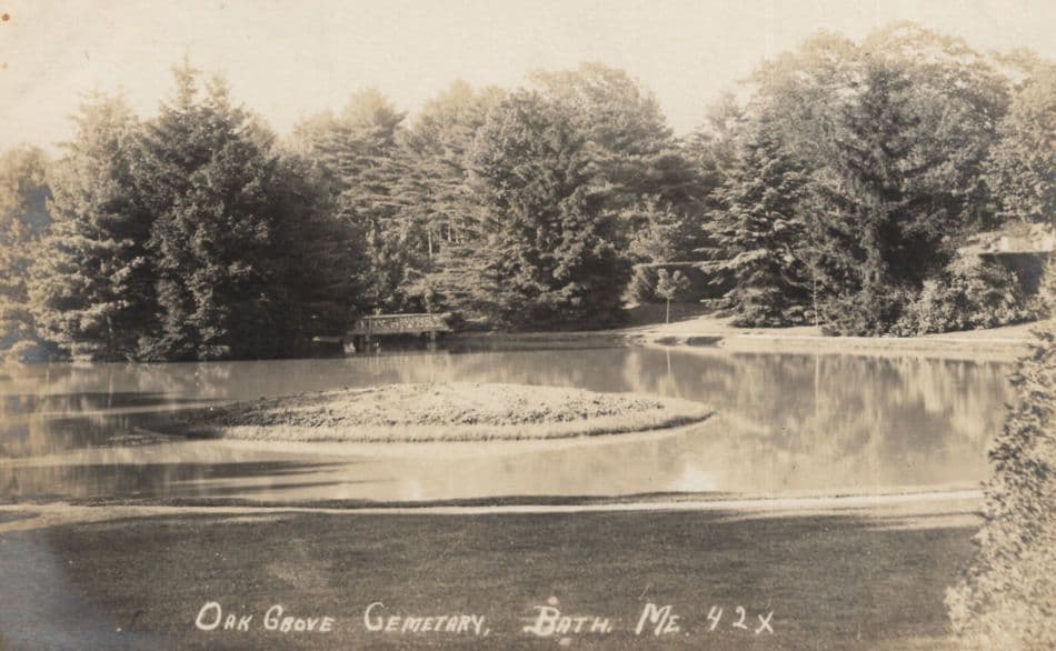 Oak Grove Cemetery Springfield MA Massachusetts RPC Old Postcard