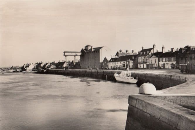 Odd Lampshade by Water At Wells Next To The Sea Real Photo Norfolk Postcard