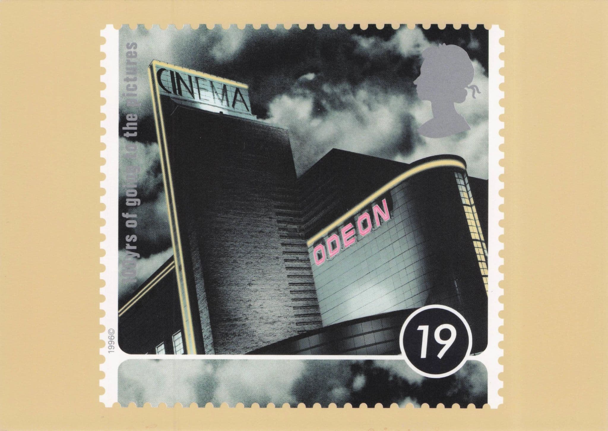 Odeon Cinema Harrogate Yorkshire Royal Mail Stamp Ltd Edn Postcard