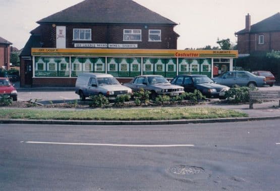 Off Licence Alcohol Beer Ale on Nottingham Road Keyworth Notts Village Postcard