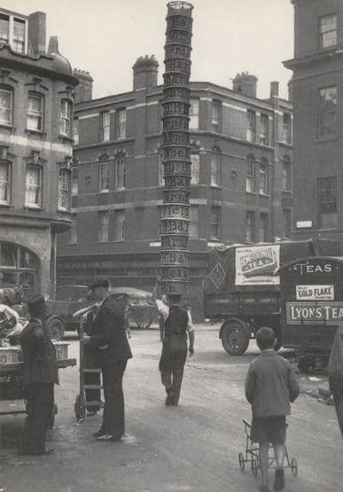 Old Covent Garden Market BBC Real Photo London Postcard
