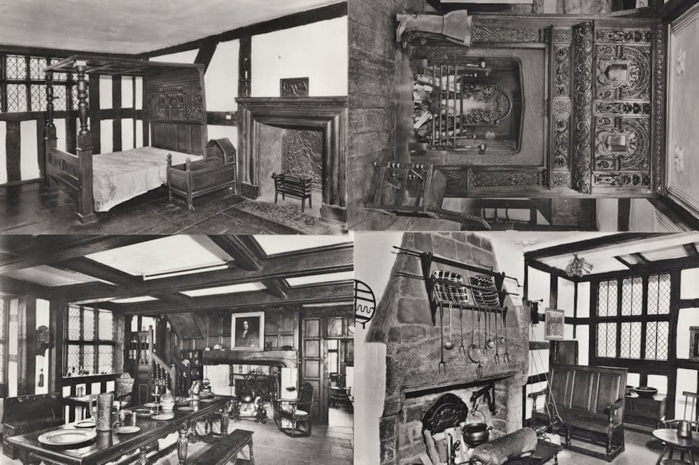 Old House Hereford Bedroom Dining Hall Kitchen 4x Postcard s