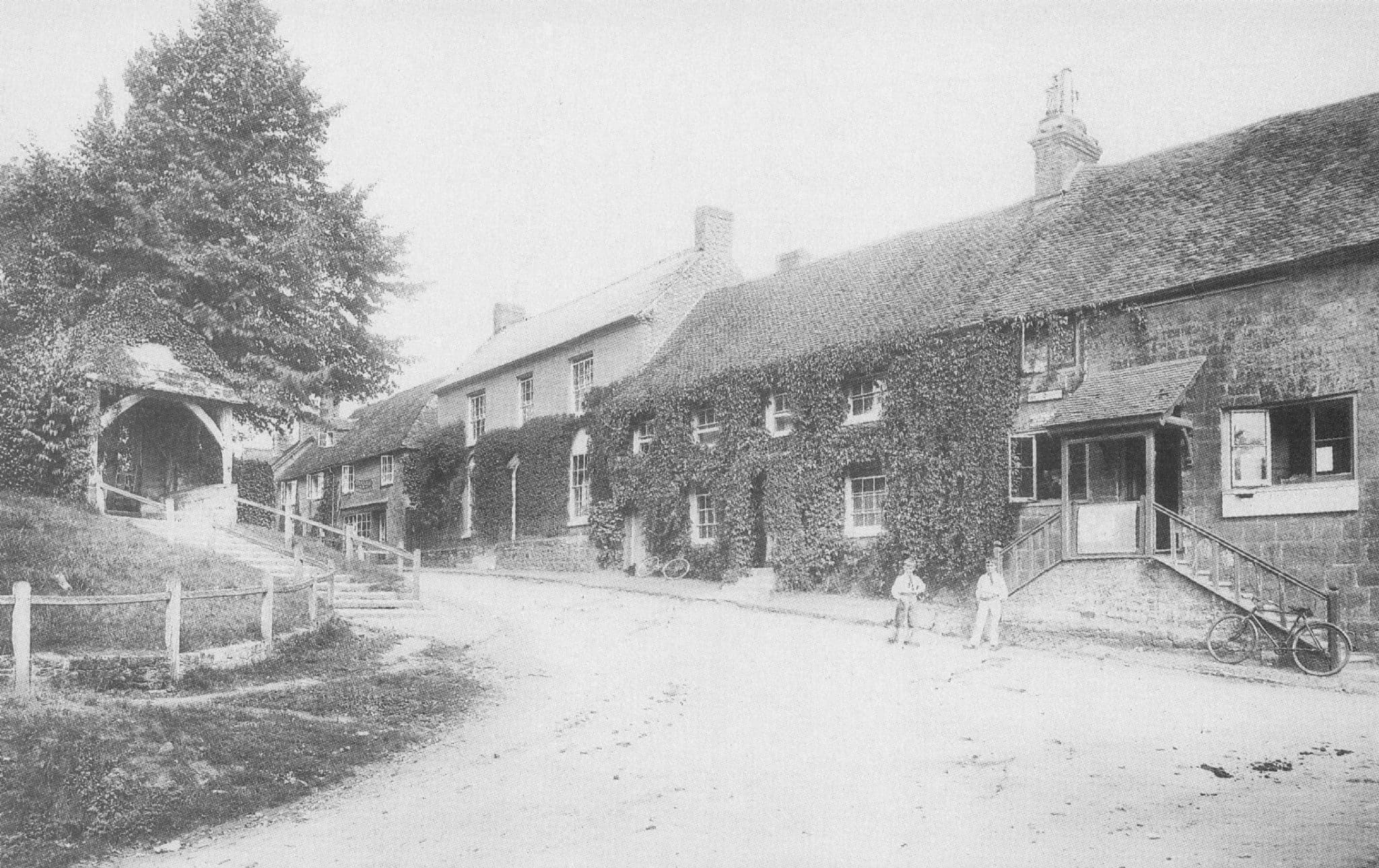 Old Post Office Church Place Pulborough Sussex Postcard