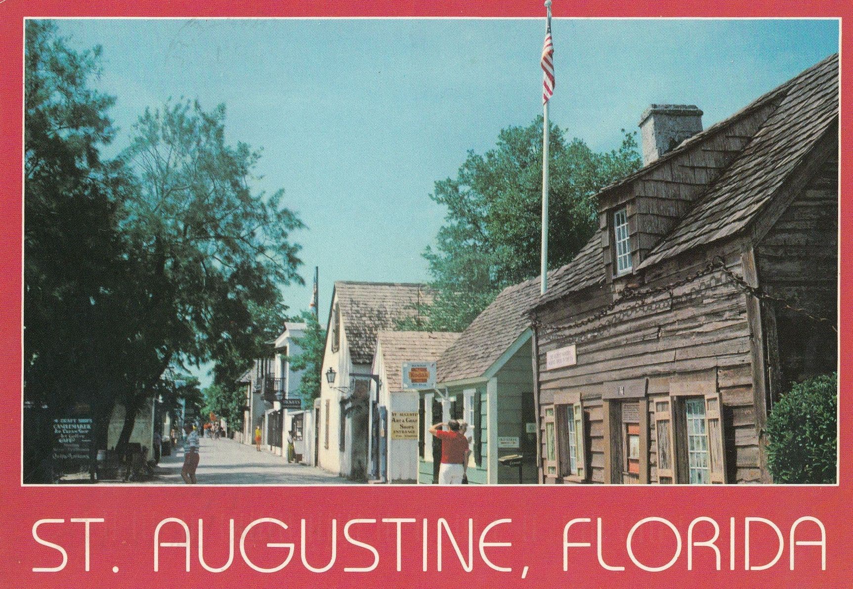 Oldest School House Florida Kodak Camera Sign Postcard
