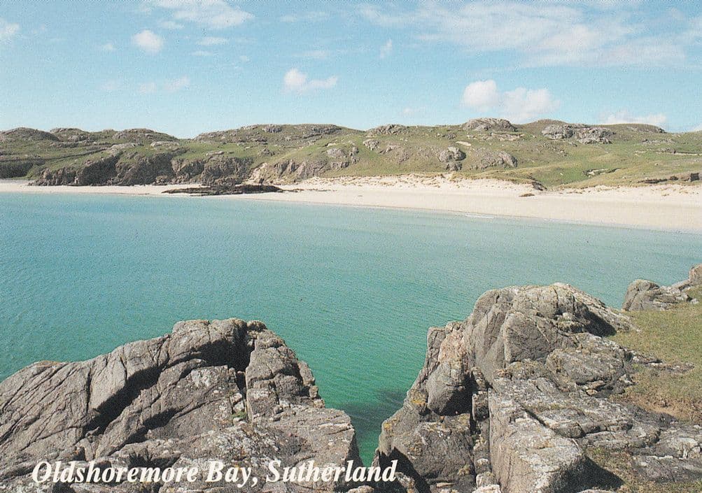 Oldshoremore Bay Sutherland Scotland Postcard
