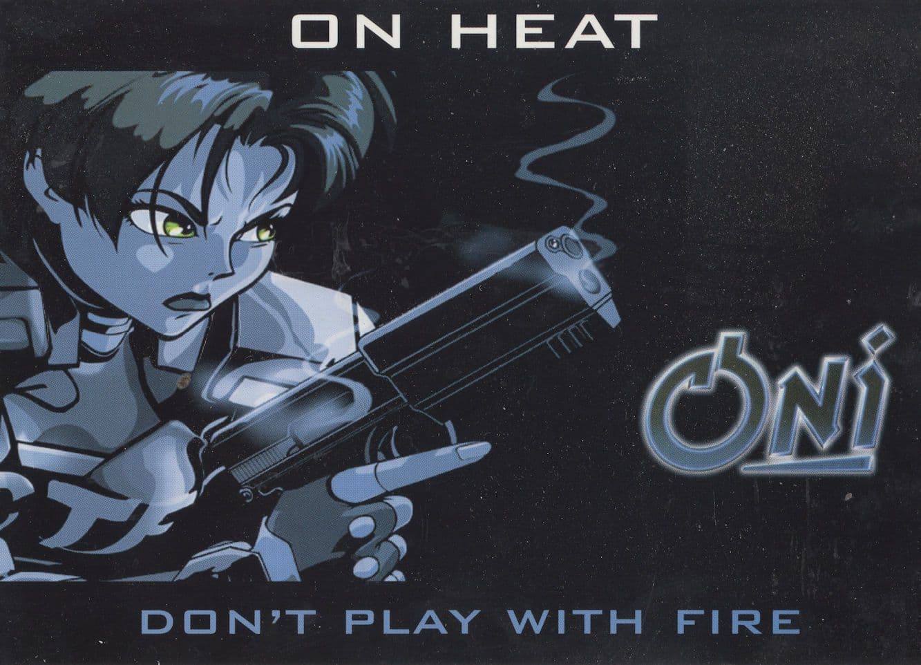 Oni Japanese Manga PS2 Game Launch Advertising Postcard
