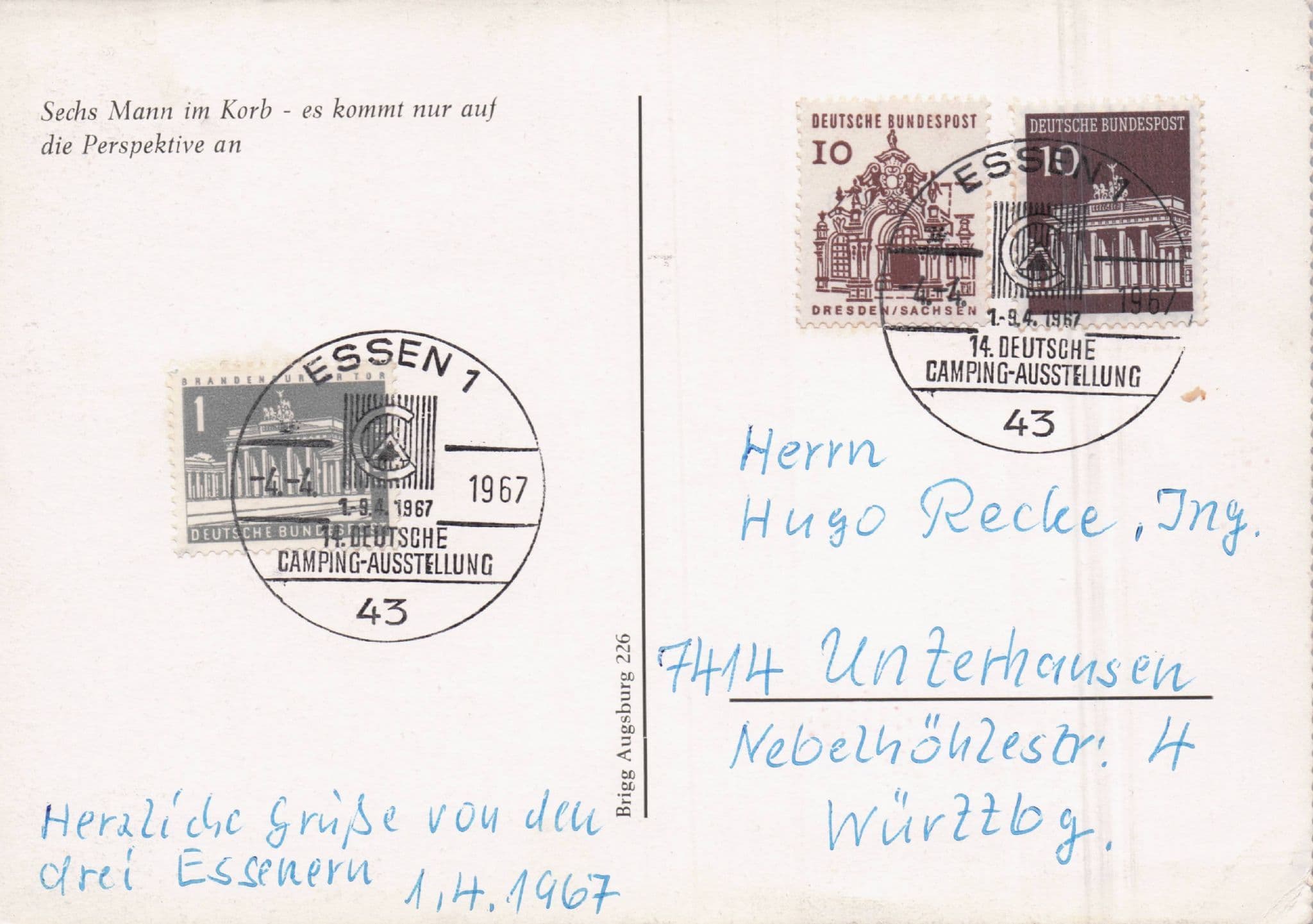 Operating Table Essen German Surgeons Hospital Operation FDC 1967 Postcard