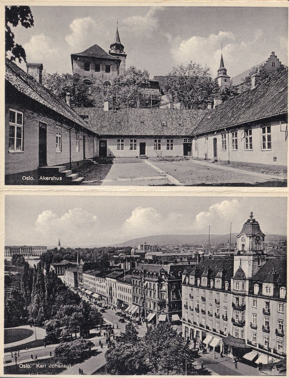 Oslo Slottat University Holres Hus Market 16x Norway Real Photo Postcard Book & MORE