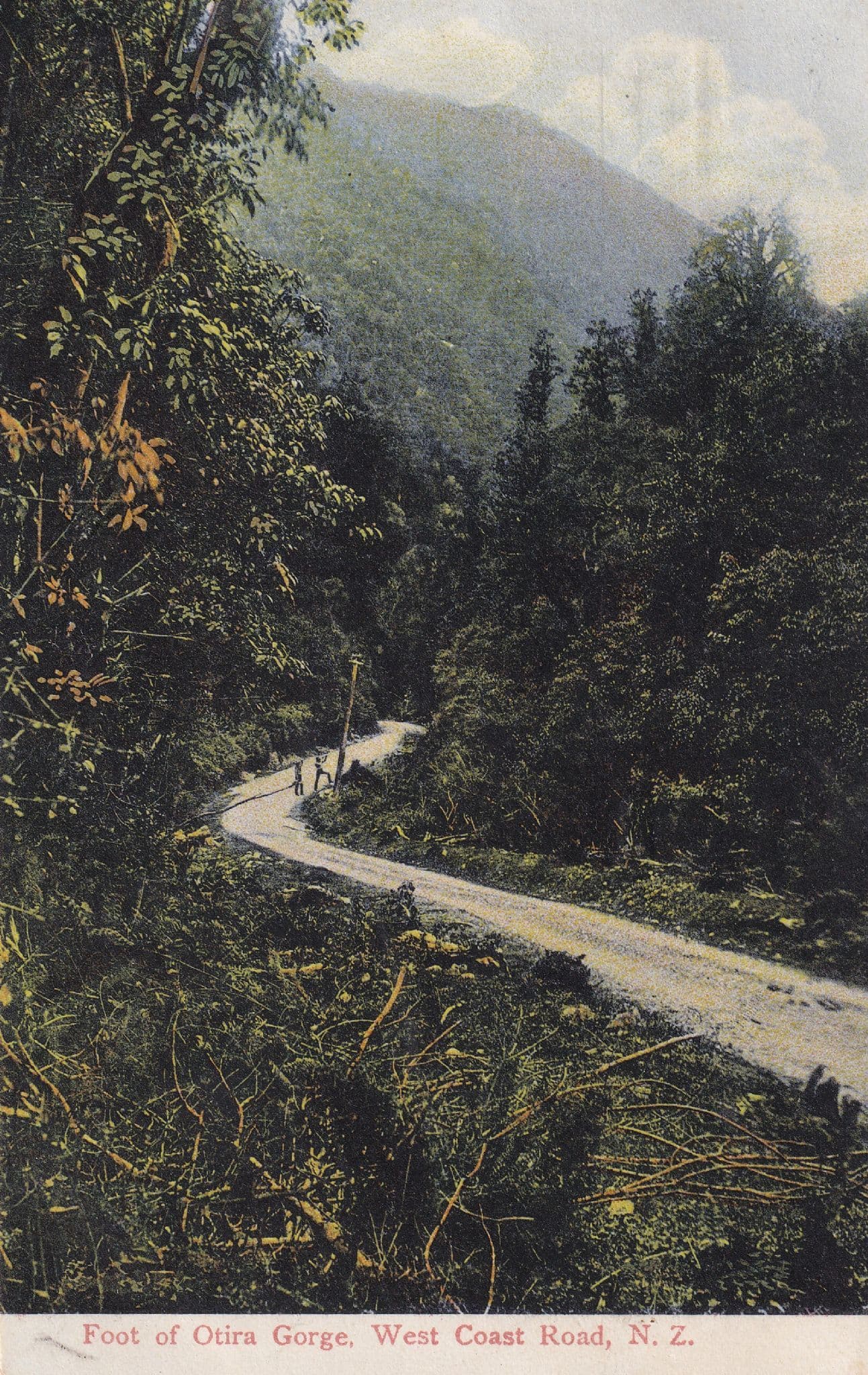 Otira Gorge Westland New Zealand 2x Old Postcard s