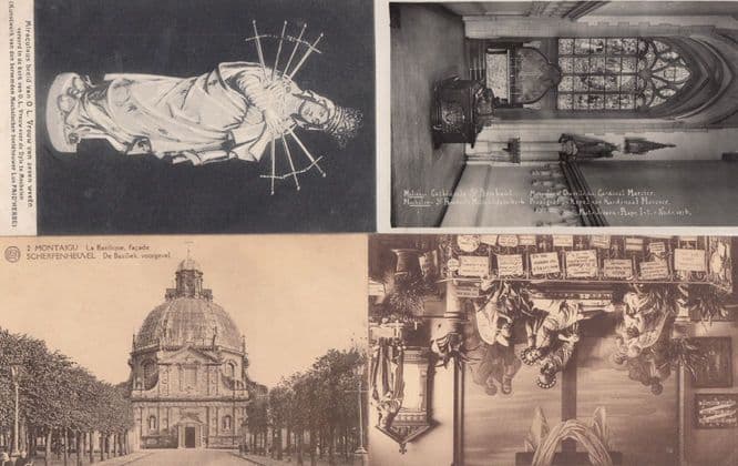 Our Lady Of Mechelen Malines Meschelschen 4x Antique Religious Postcard s