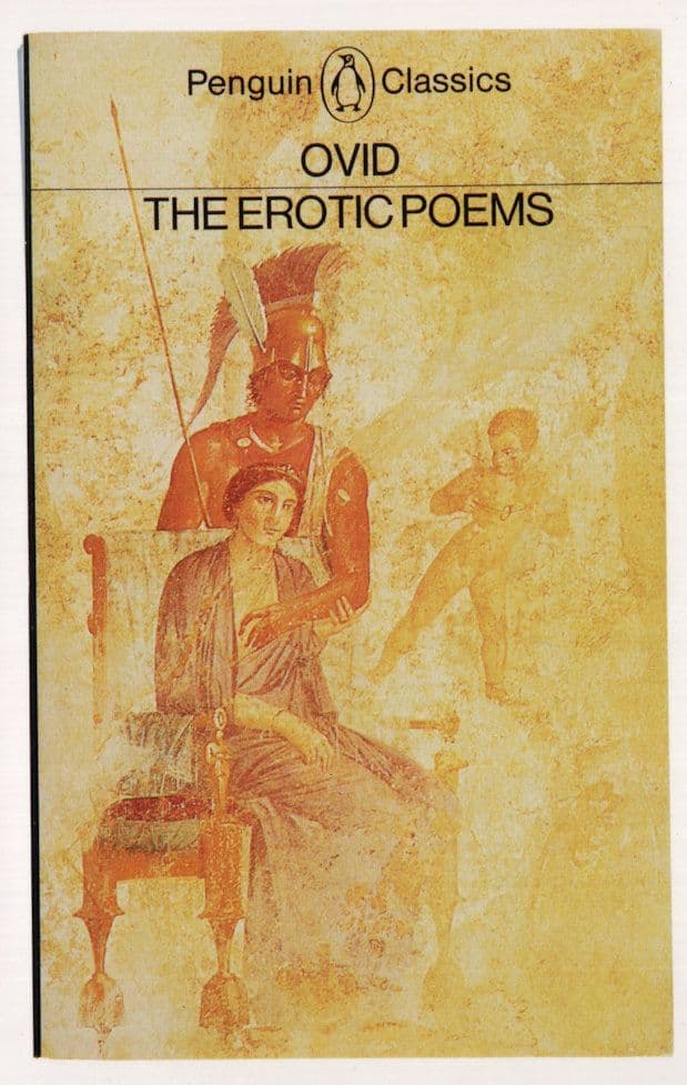 Ovid The Erotic Poems 1982 Book Postcard