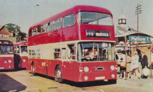 Oxford 112 1971 Daimler CRG 6LX Bus Tram Transport 1970s Photo Postcard