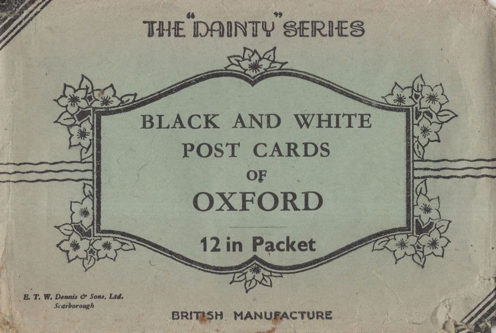 Oxford Antique 12x Old Bicycle Postcard Collection Envelope Book
