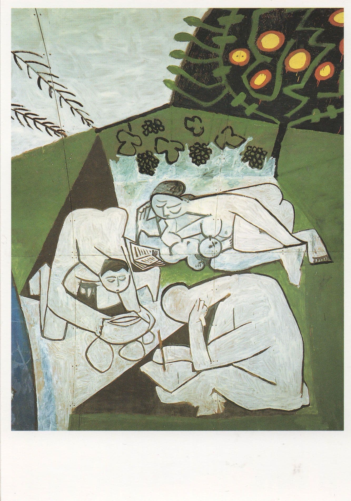 Pablo Picasso La Paix Painting Postcard