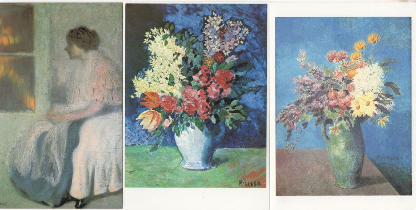 Pablo Picasso Still Life 3x Painting Postcard s