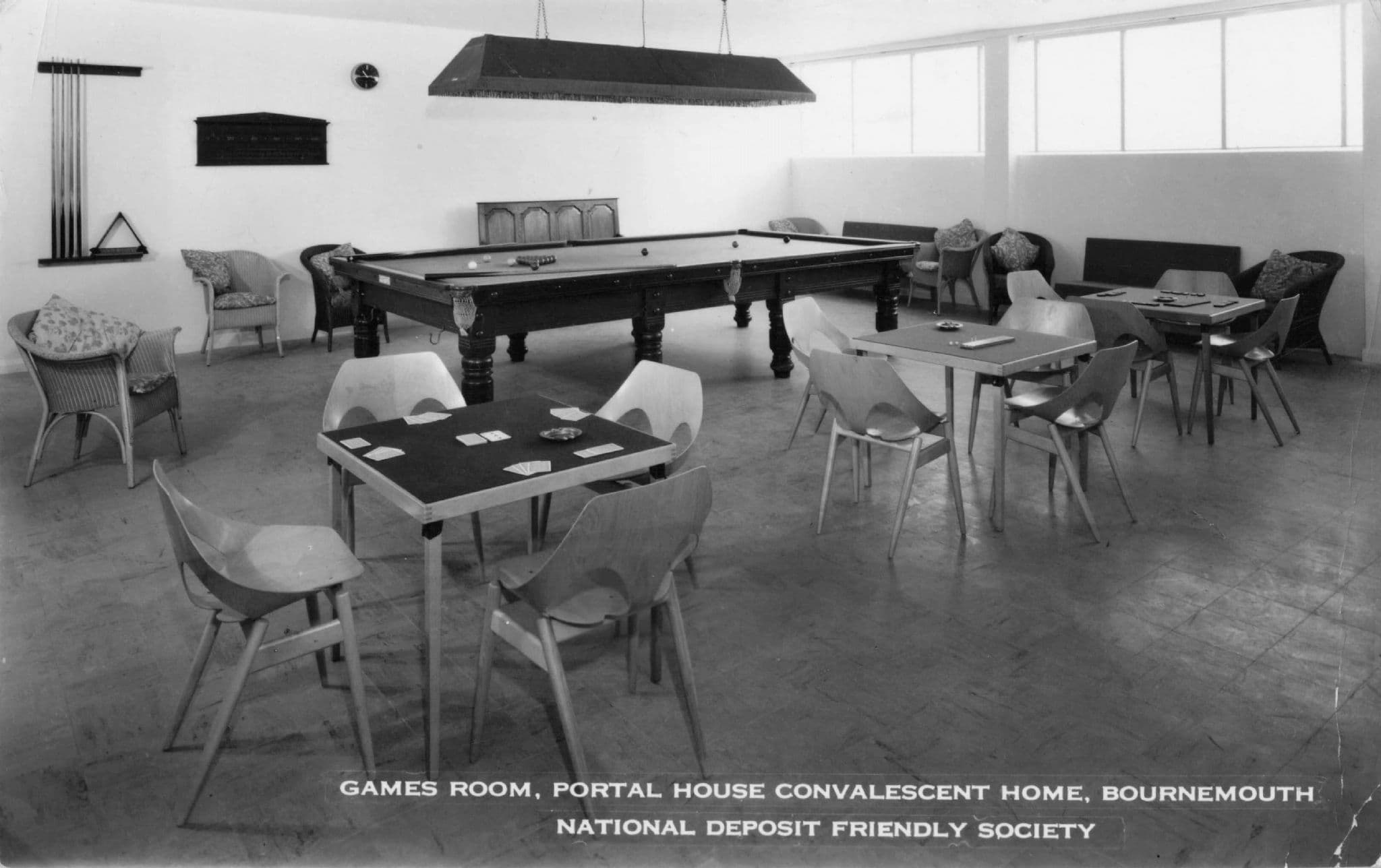 Packs Of Cards Poker Snooker Games Room Portal House Bournemouth Dorset Postcard