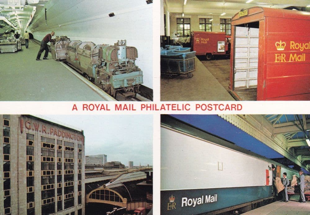 Paddington Royal Mail Train Station Loading Bay Postcard