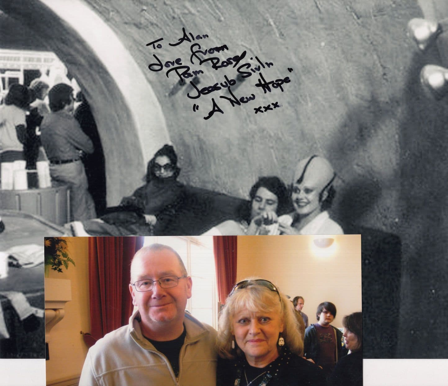 Pam Rose as Leesub Sirlin Star Wars 10x8 Hand Signed Autograph & COA Photo