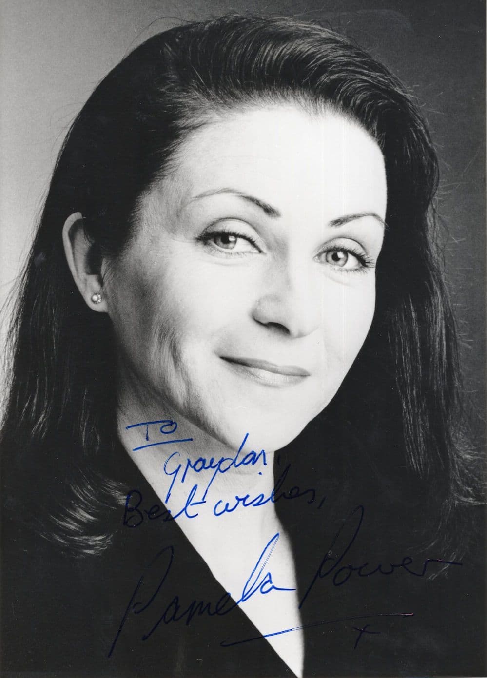 Pamela Power New Tricks Ridley Scott Film Editor Hand Signed Photo