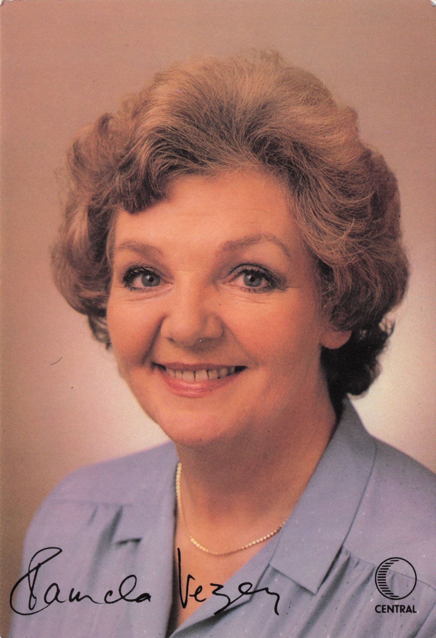 Pamela Vezey as Kath Brownlow Fellowes Crossroads Printed Signed Photo