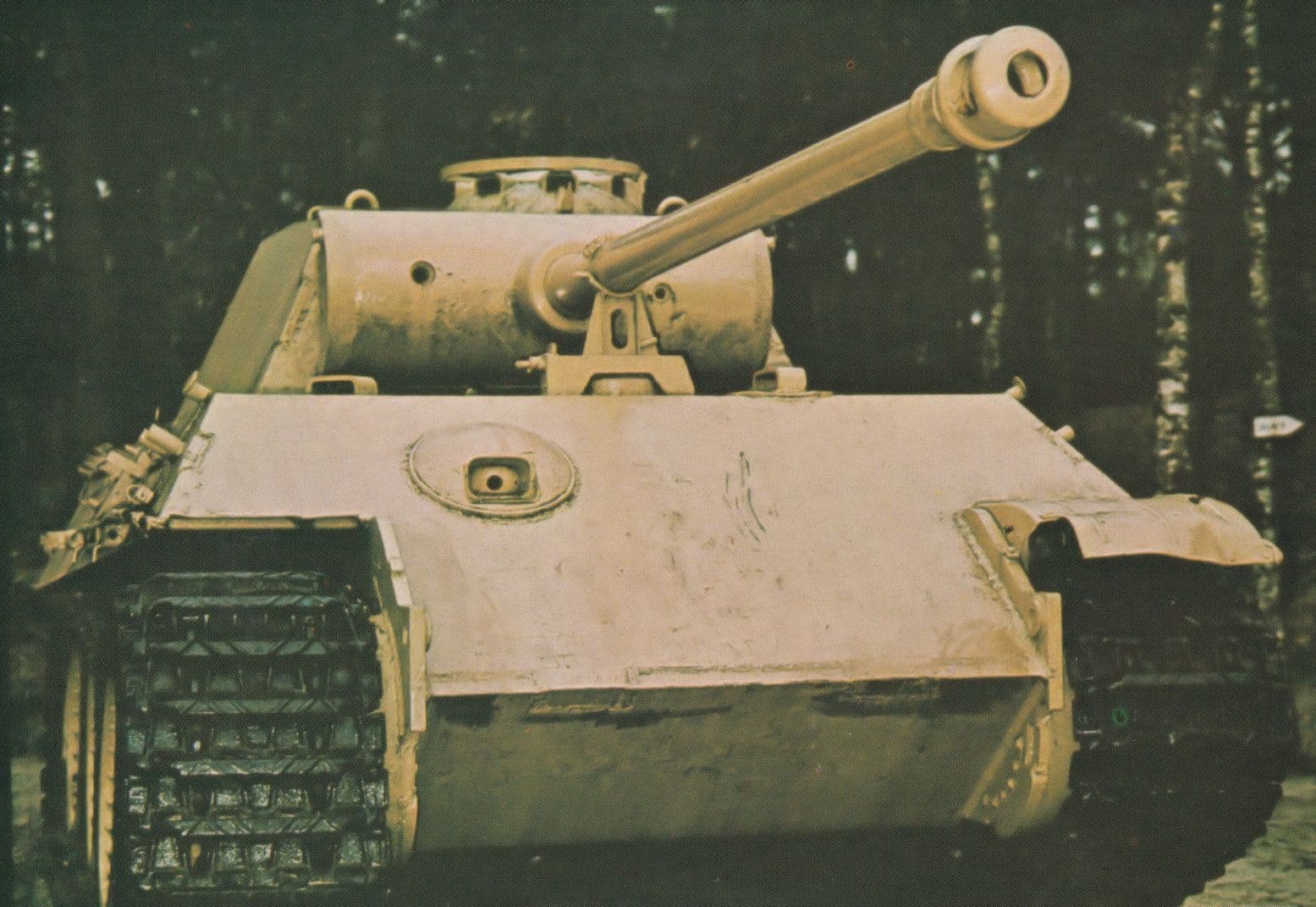 Panther V AUSF A Overloon Holland Military Tank Postcard
