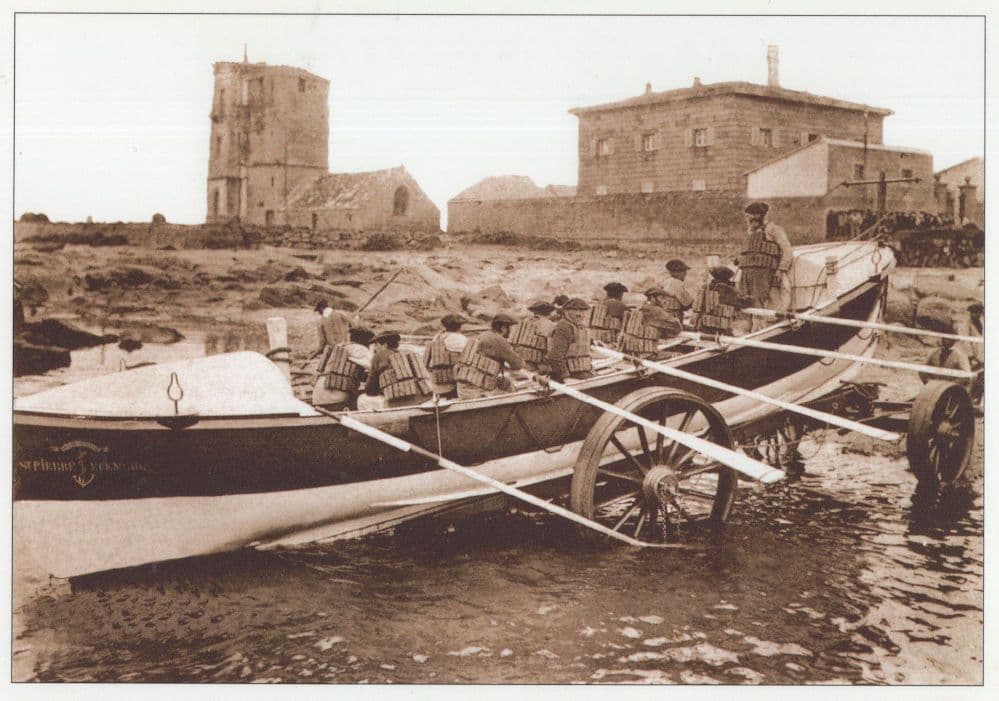 Papa Poydenot Rare Old French Rowing Boat Lifeboat Postcard