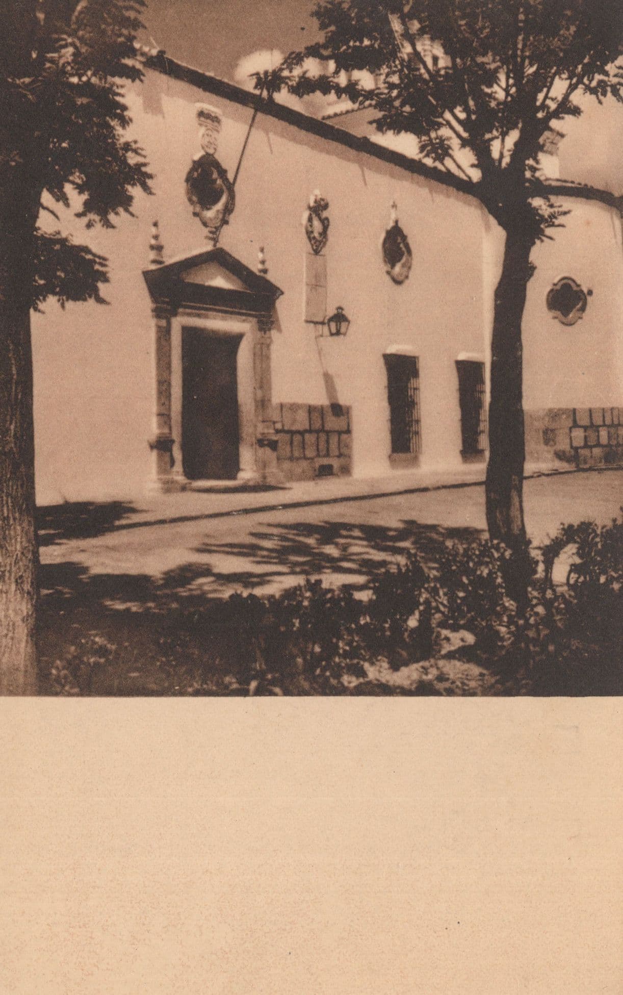 Parador Nacional De Merida Spain Old Spanish Postcard