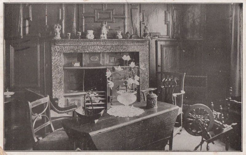 Parlour Room For Shipwreck Sailors Scarborough Disaster Pub Advertsing Postcard