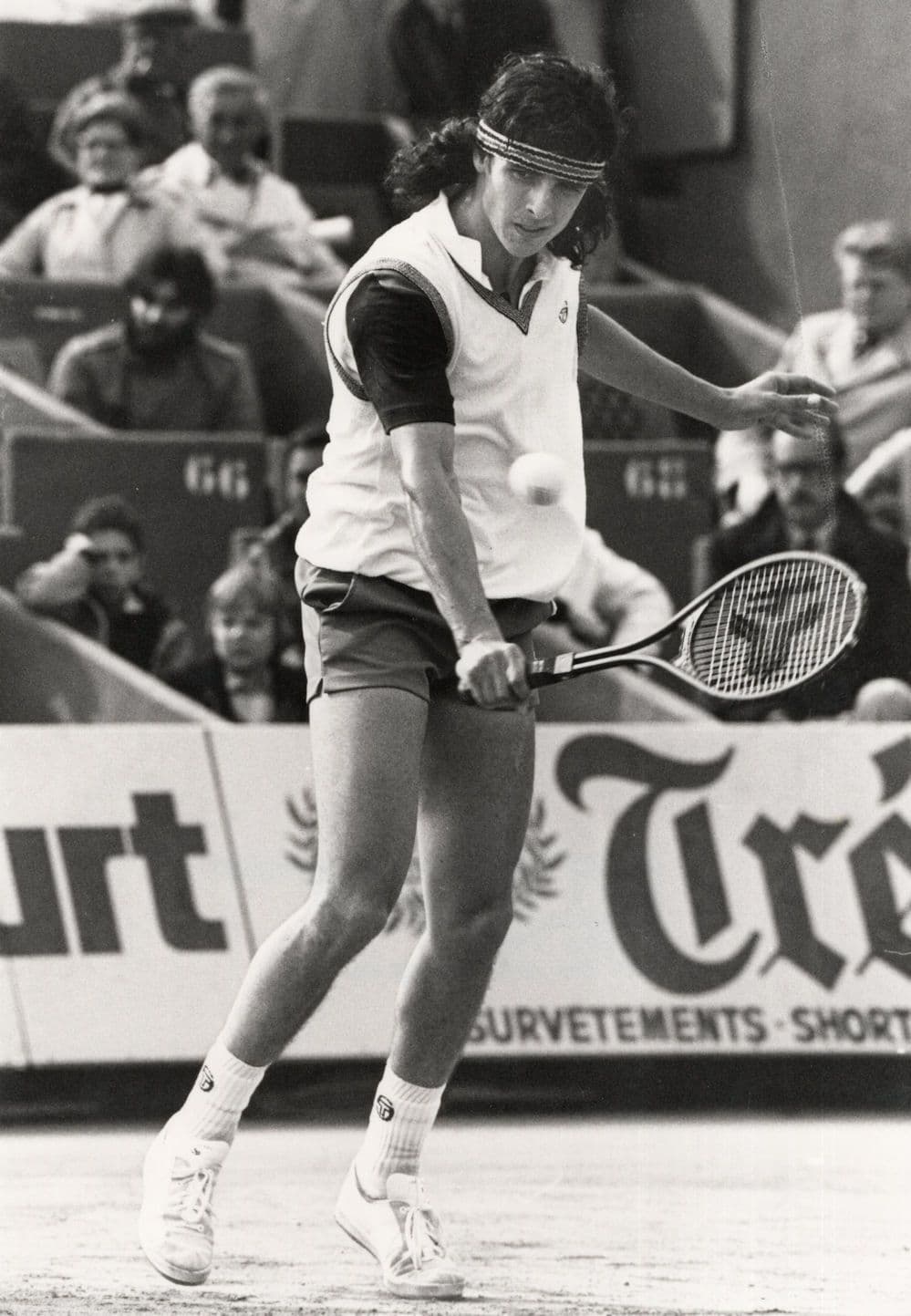 Pascal Portes French France Paris 1980 Tennis 8x6 Press Photo