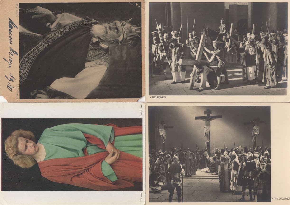 Passionsspiele Oberammergau 12x German Set Of Postcard s