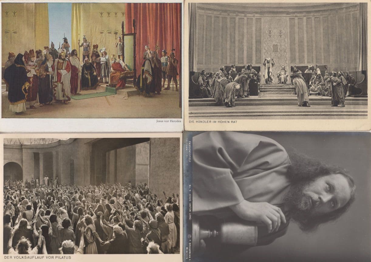 Passionsspiele Oberammergau 12x Old Rare Postcard s