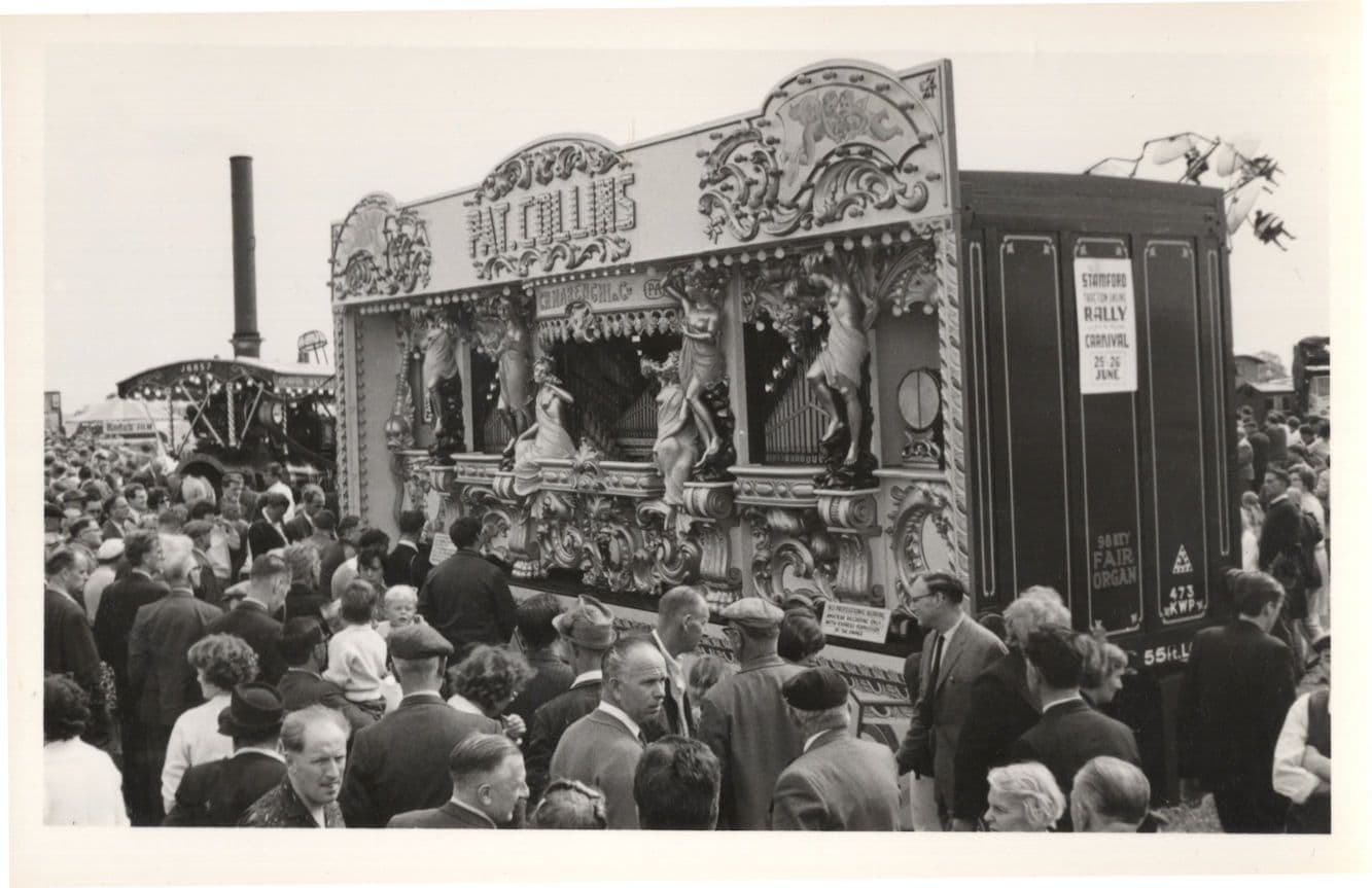Pat Collins Wonderland Fair Organ at Stanford PB Postcard Photo