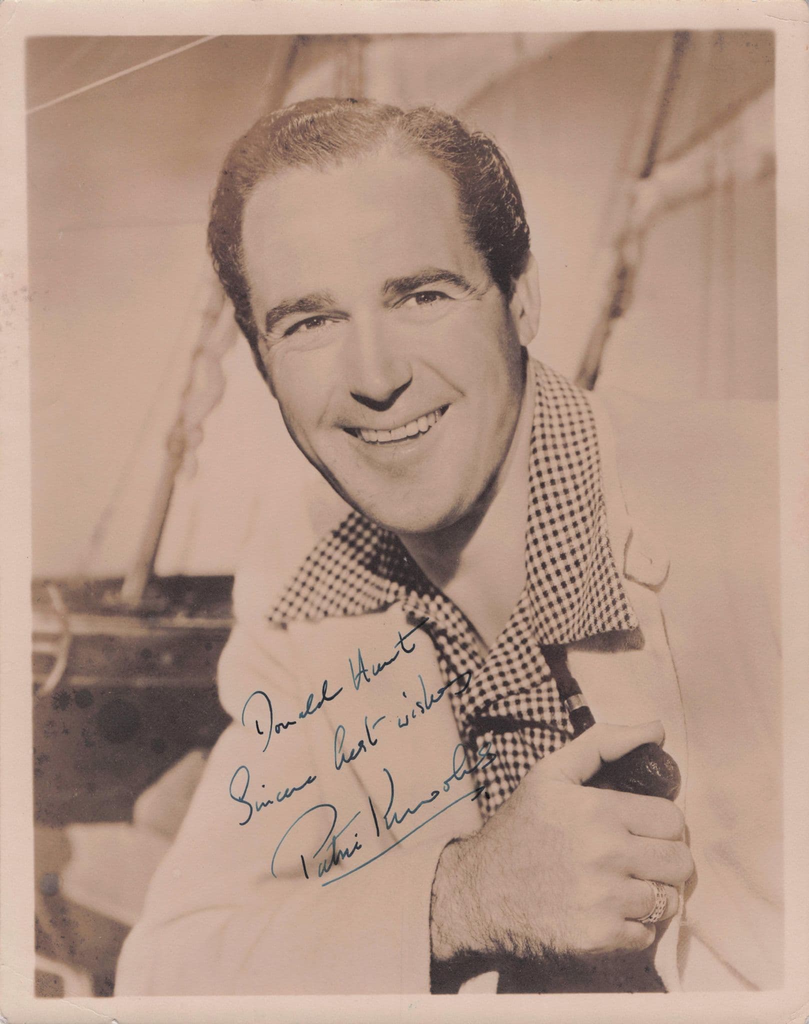Patric Knowles Tarzan The Wolf Man 10x8 Hand Signed Photo