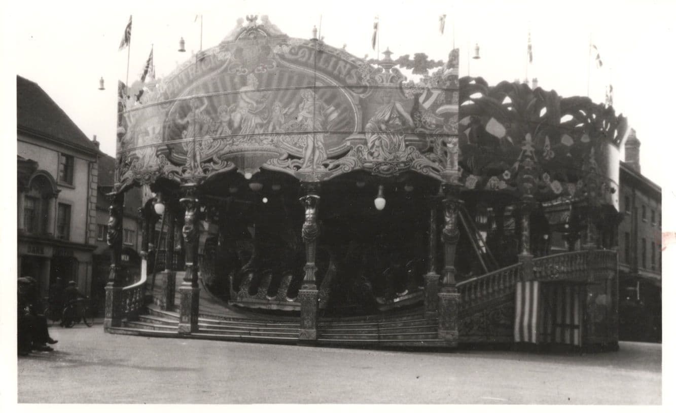 Patrick Collins Vintage Fairground Theme Park Ride Photo