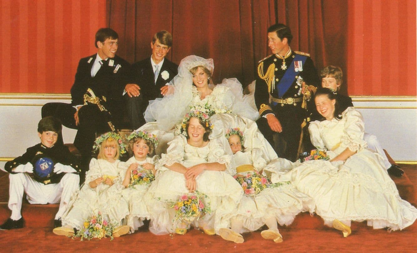 Patrick Lichfield Amazing 1981 Royal Wedding Day Photo Postcard
