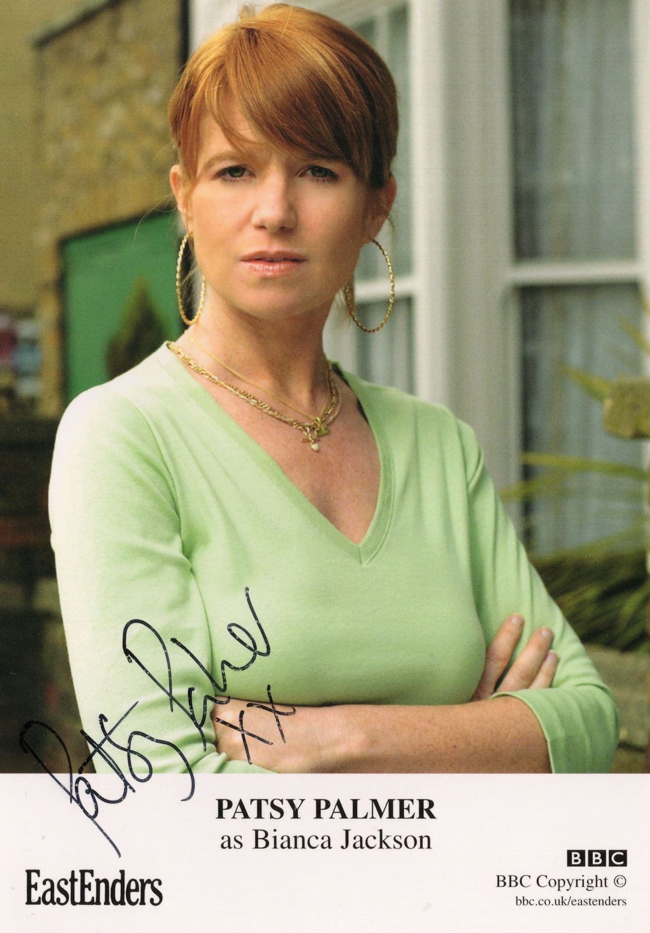 Patsy Palmer as Bianca Jackson Eastenders Hand Signed Cast Card Photo