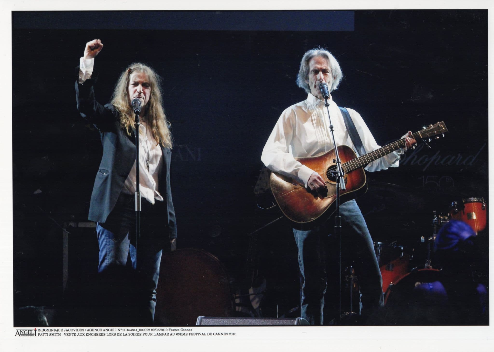 Patti Smith Live Cannes Film Festival 10x8 PB French Press Photo