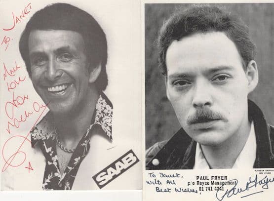 Paul Fryer 2nd Unidentified Radio DJ Music Hand Signed Photo s