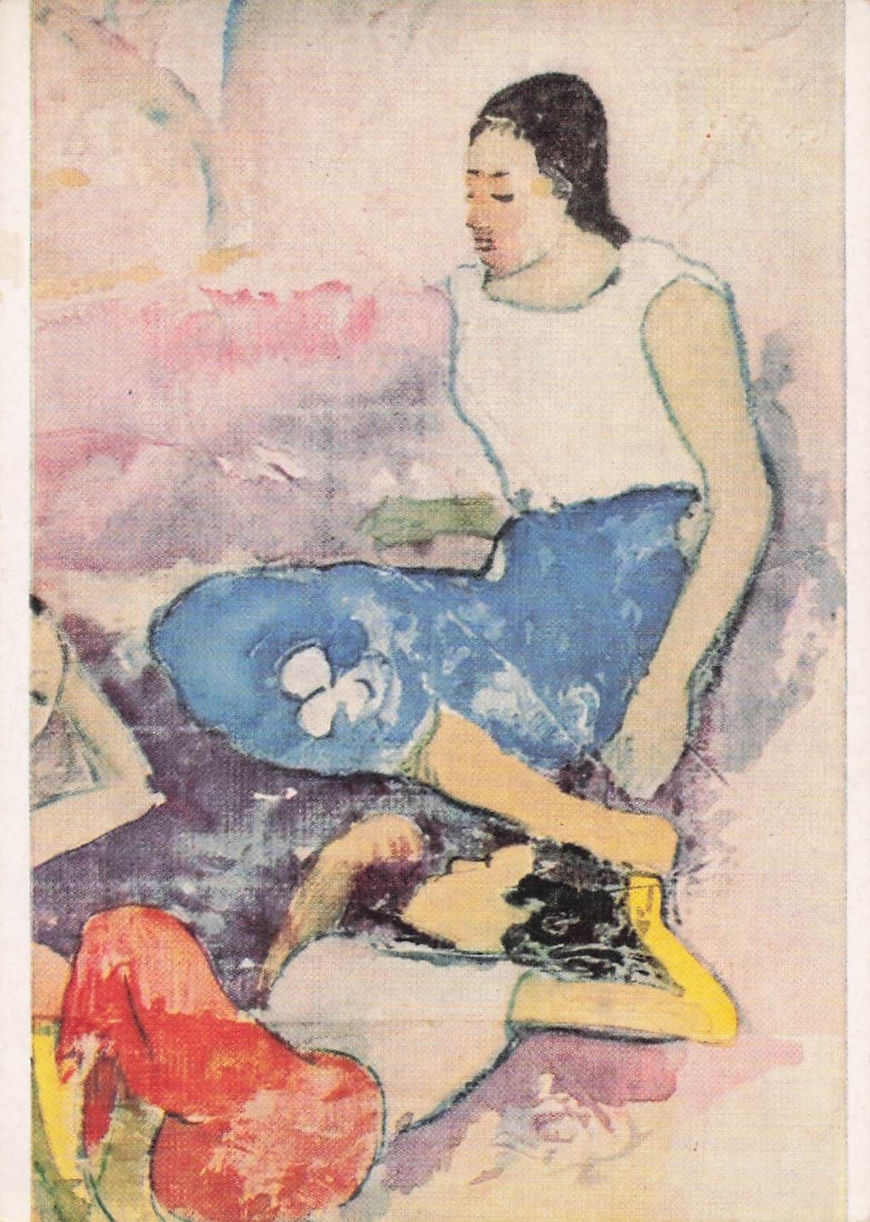 Paul Gauguin Bucheim Kunstkarte Rare Painting Postcard
