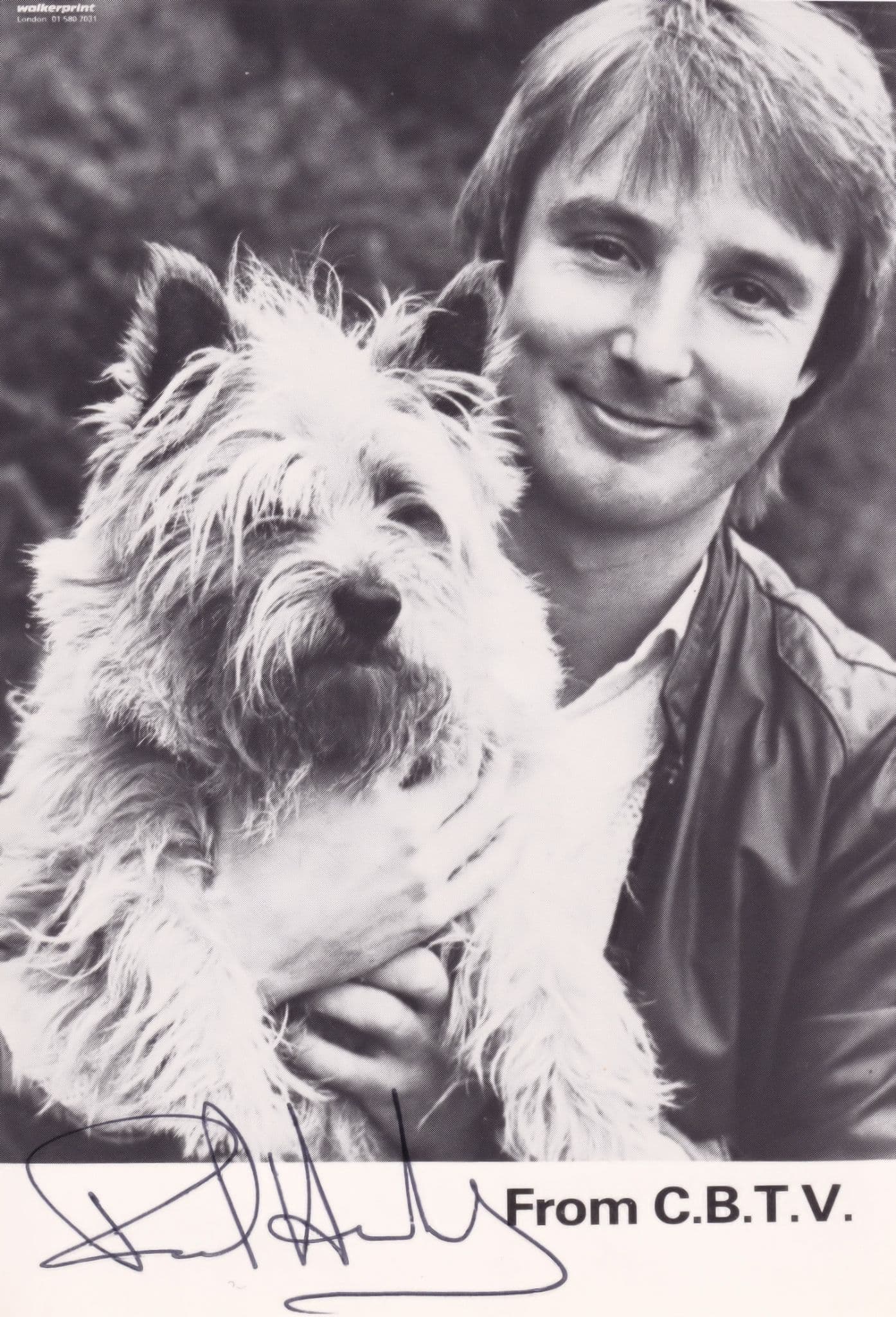 Paul Henley CBTV 1980s Thames TV Childrens News Show Hand Signed Photo