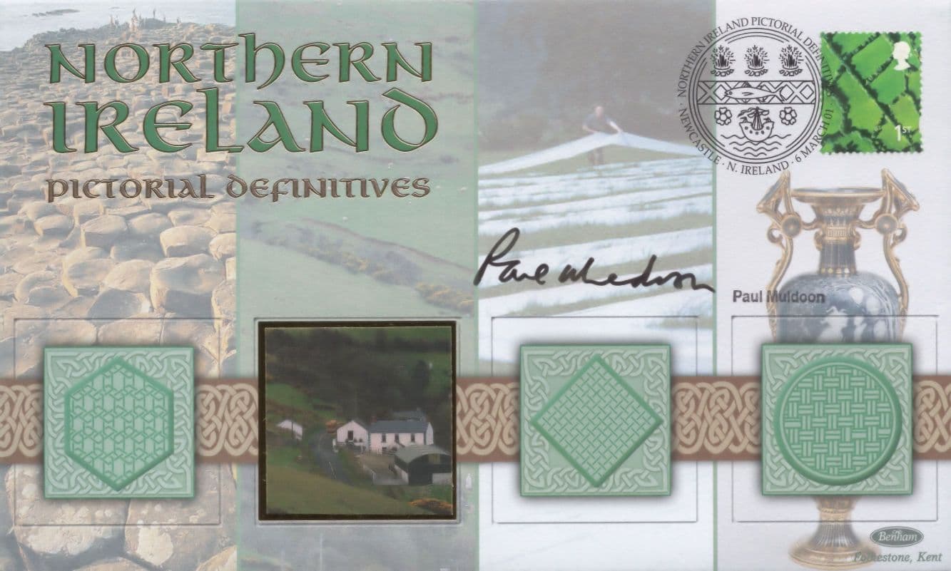 Paul Muldoon Irish Ireland Poet RARE Benham Hand Signed FDC